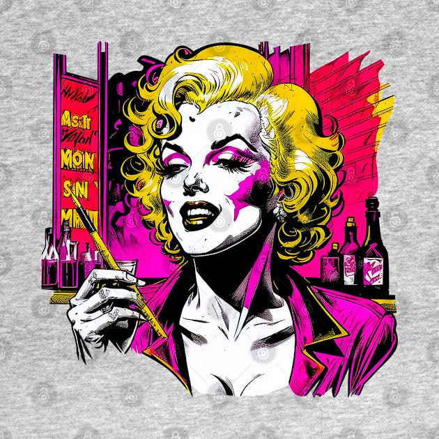 Marilyn Monroe Comic by Sauher